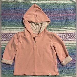 Easy Peasy Pink Long Sleeve Hoodie